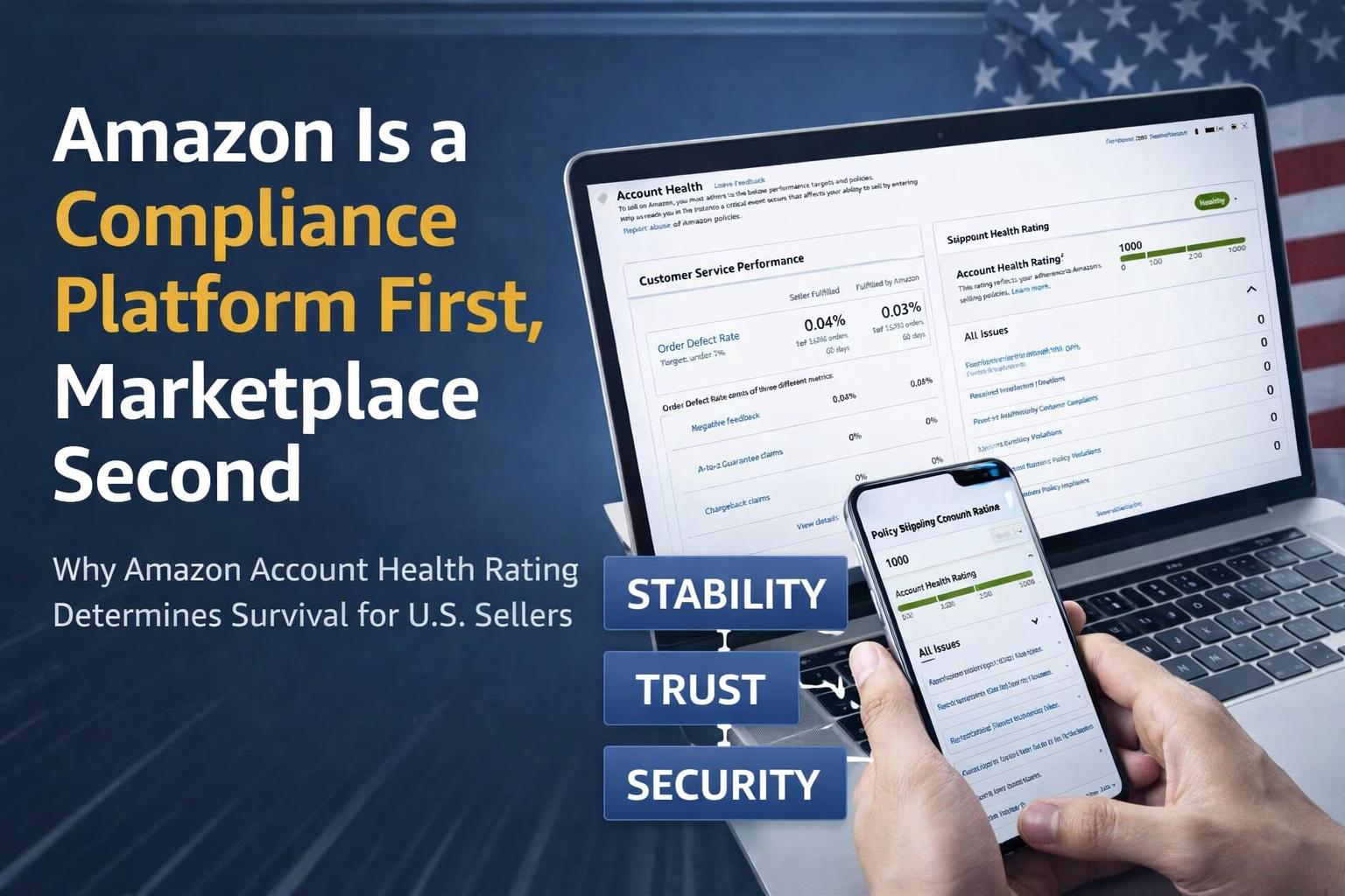 Amazon account health rating