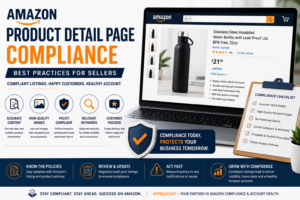 Amazon product detail page compliance
